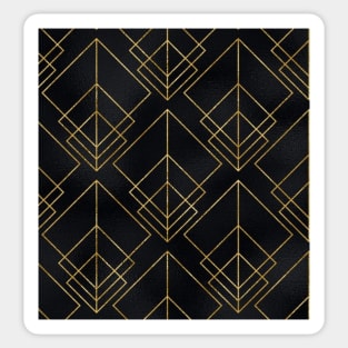 HowTo. Gold&Black Pattern Sticker